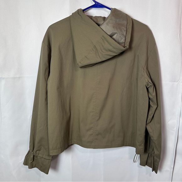 Bagatelle Collection Lightweight Army Green Hooded Jacket - Size Large - Picture 2 of 10